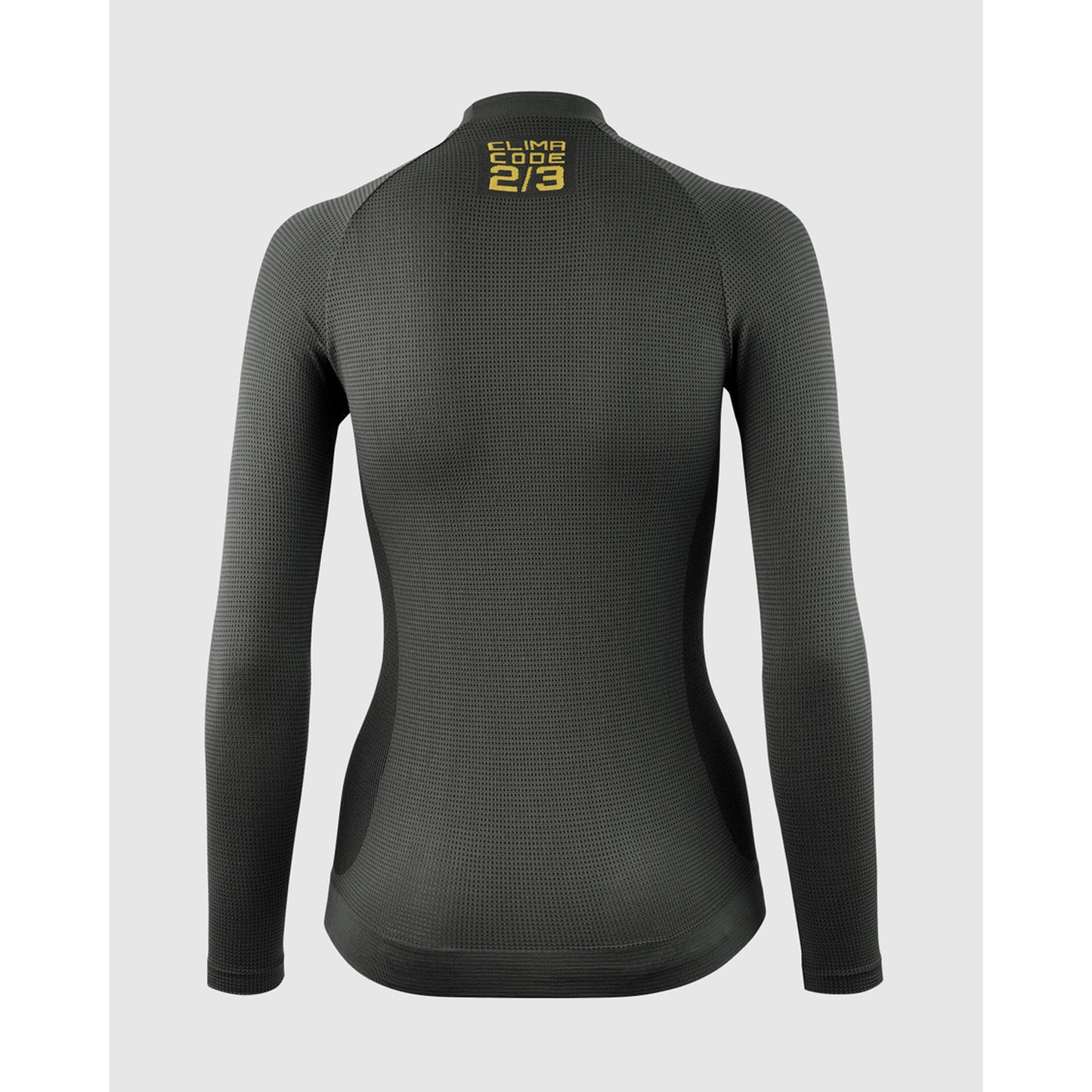 ASSOS WOM P1 Ropa interior de manga larga para mujer Gris antracita