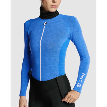 Ropa Interior ASSOS ULTRAZ WINTER SKIN P1 Manga Larga Mujer Calypso Blu