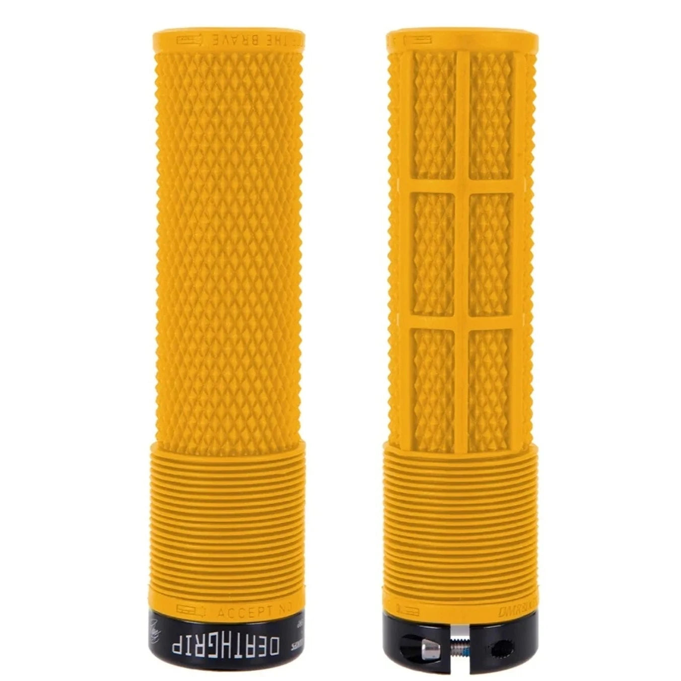 Puños DMR DEATHGRIP Medium Lock-on Amarillo