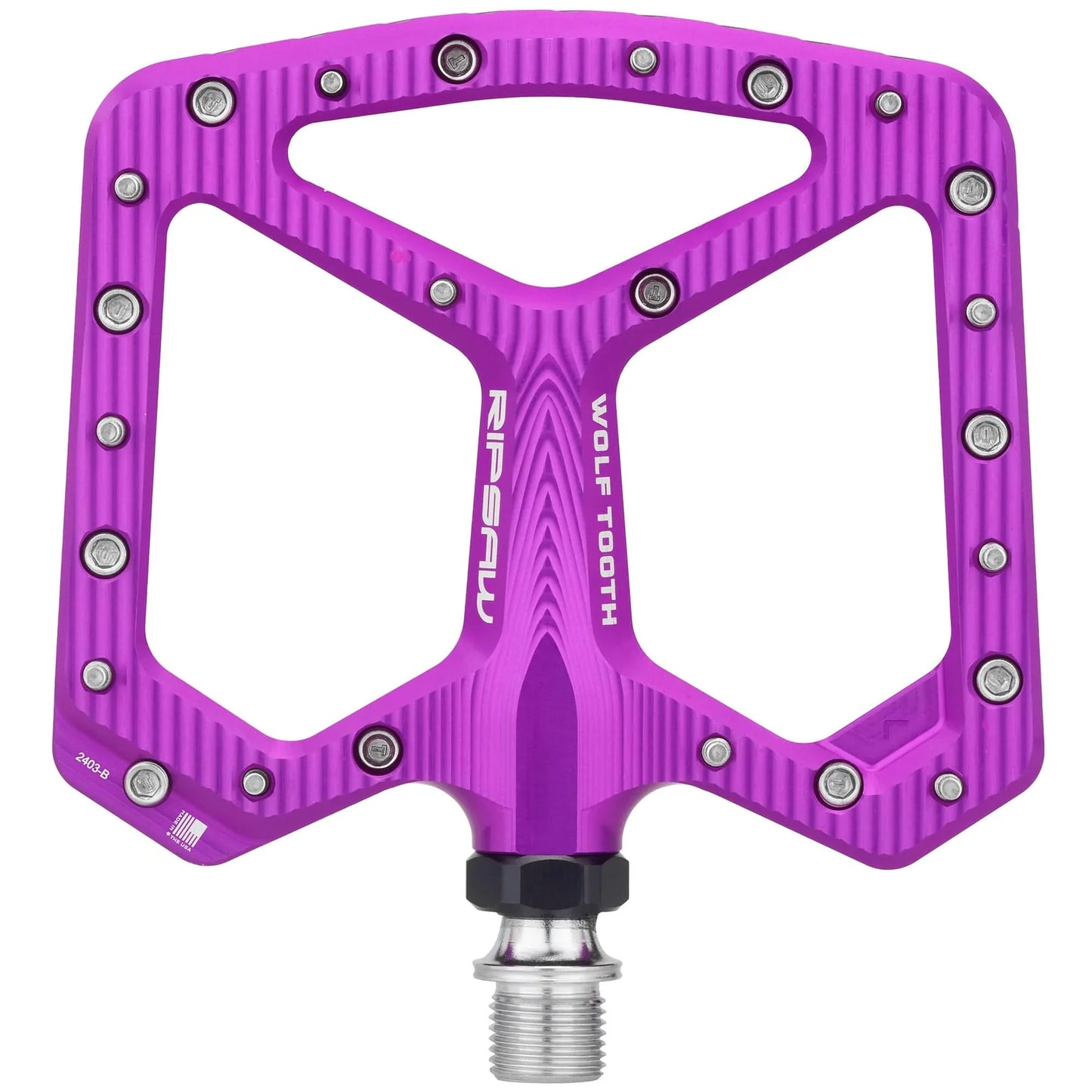 Pedales planos WOLF TOOTH RIPSAW morados