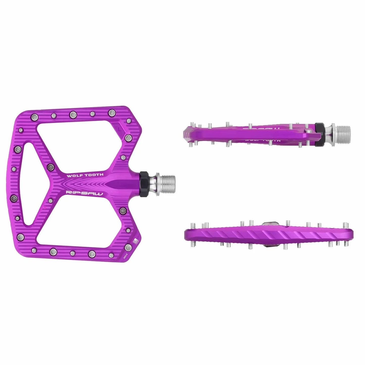 Pedales planos WOLF TOOTH RIPSAW morados