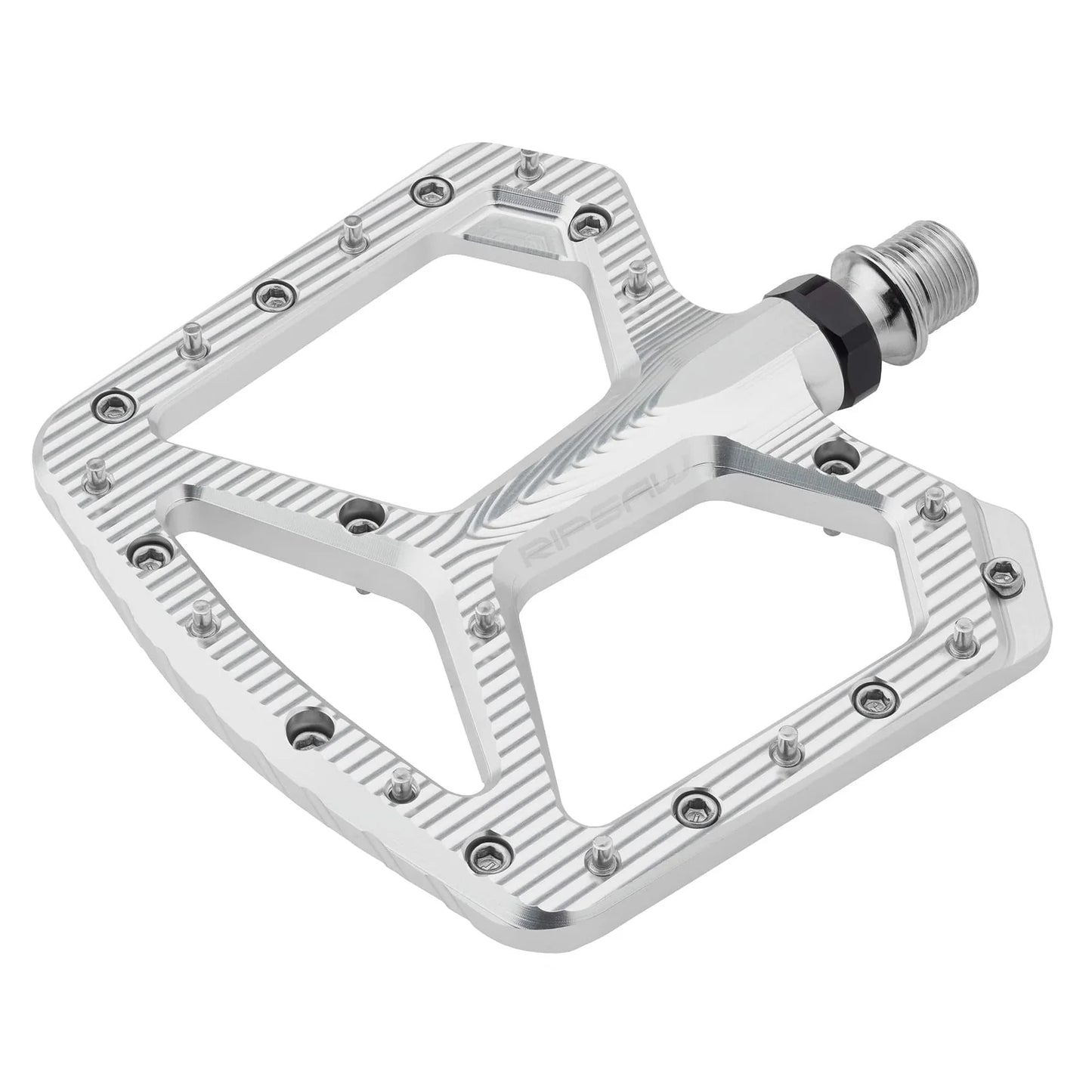 Pedales planos WOLF TOOTH RIPSAW plateados