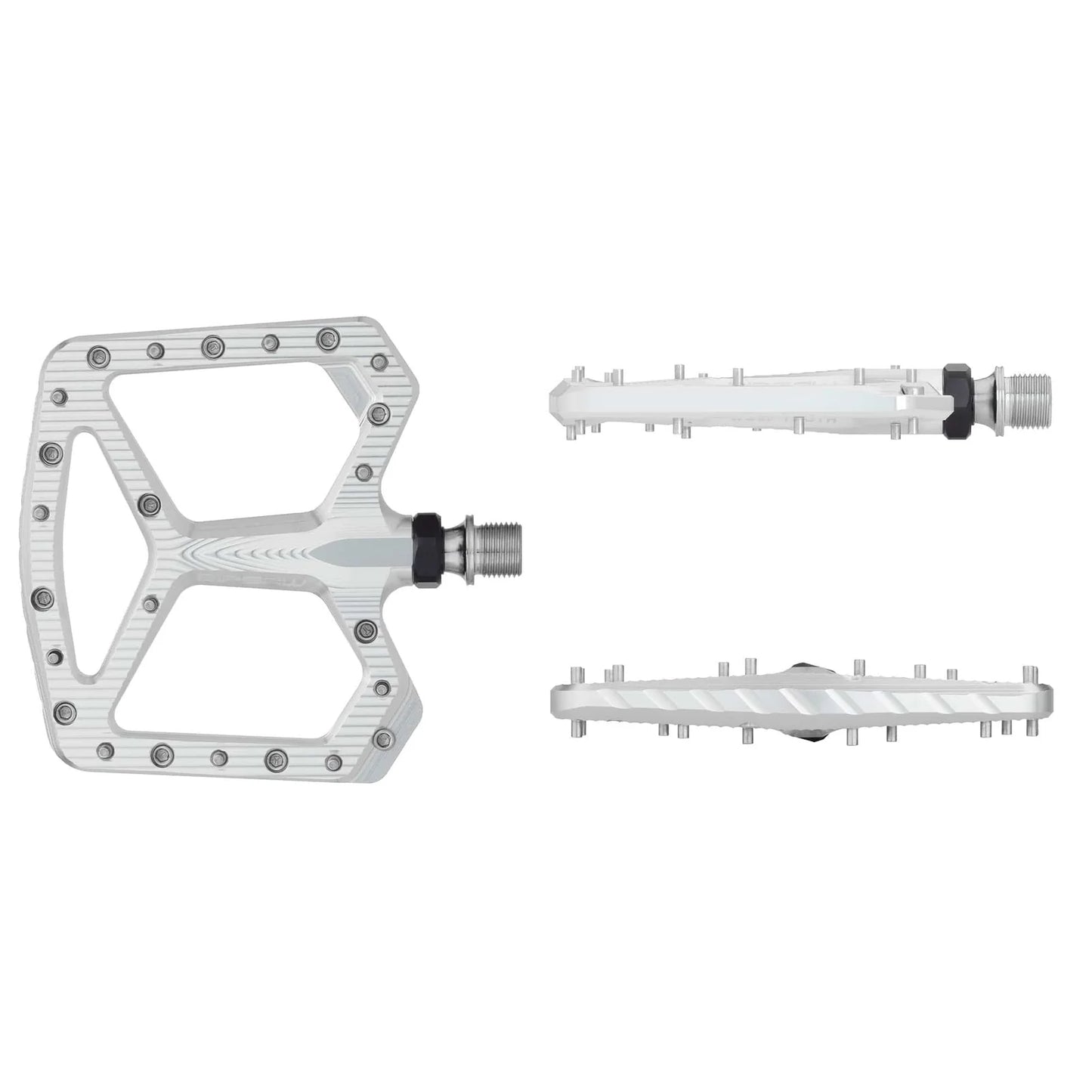 Pedales planos WOLF TOOTH RIPSAW plateados