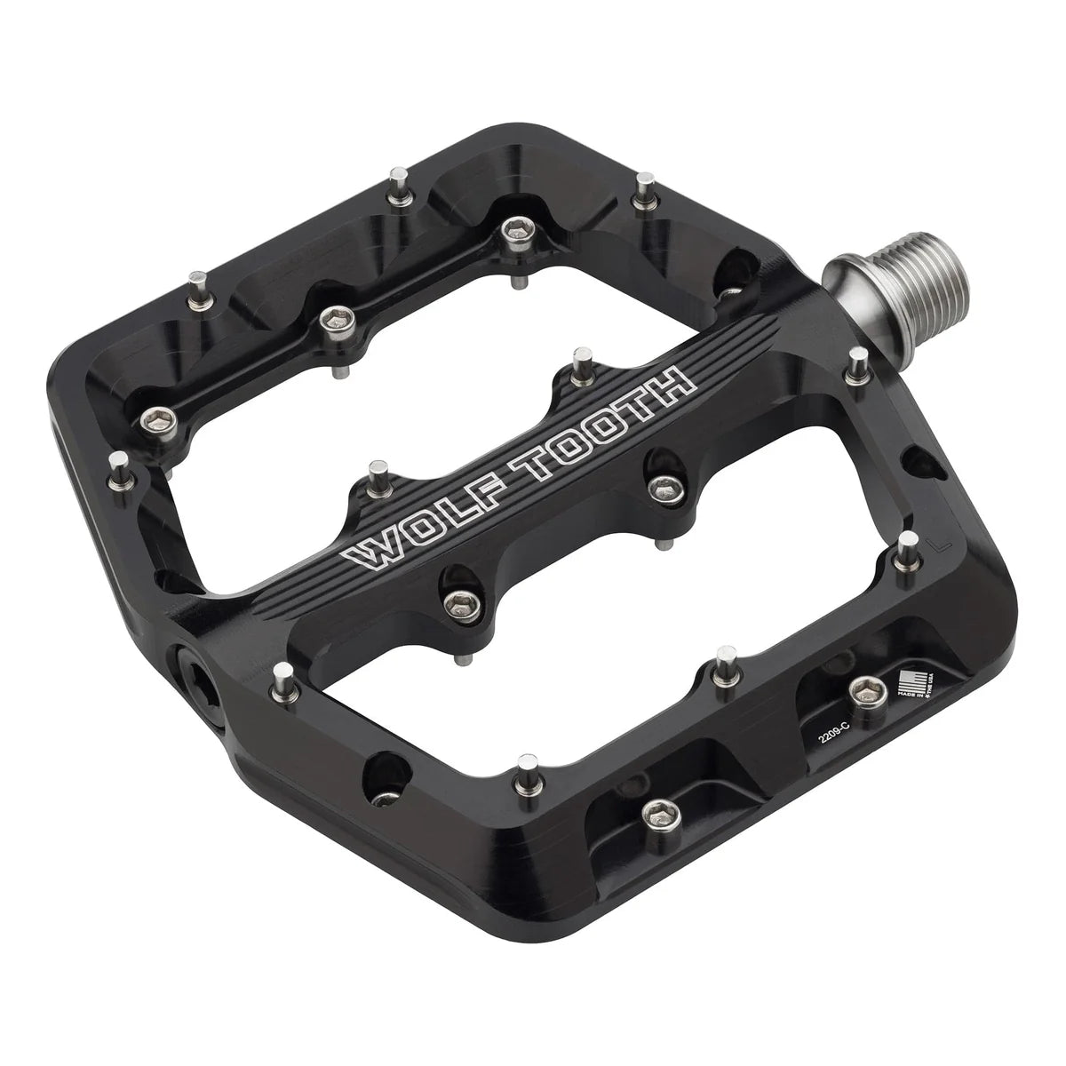 Pedales planos WOLF TOOTH WAVEFORM Small, negros