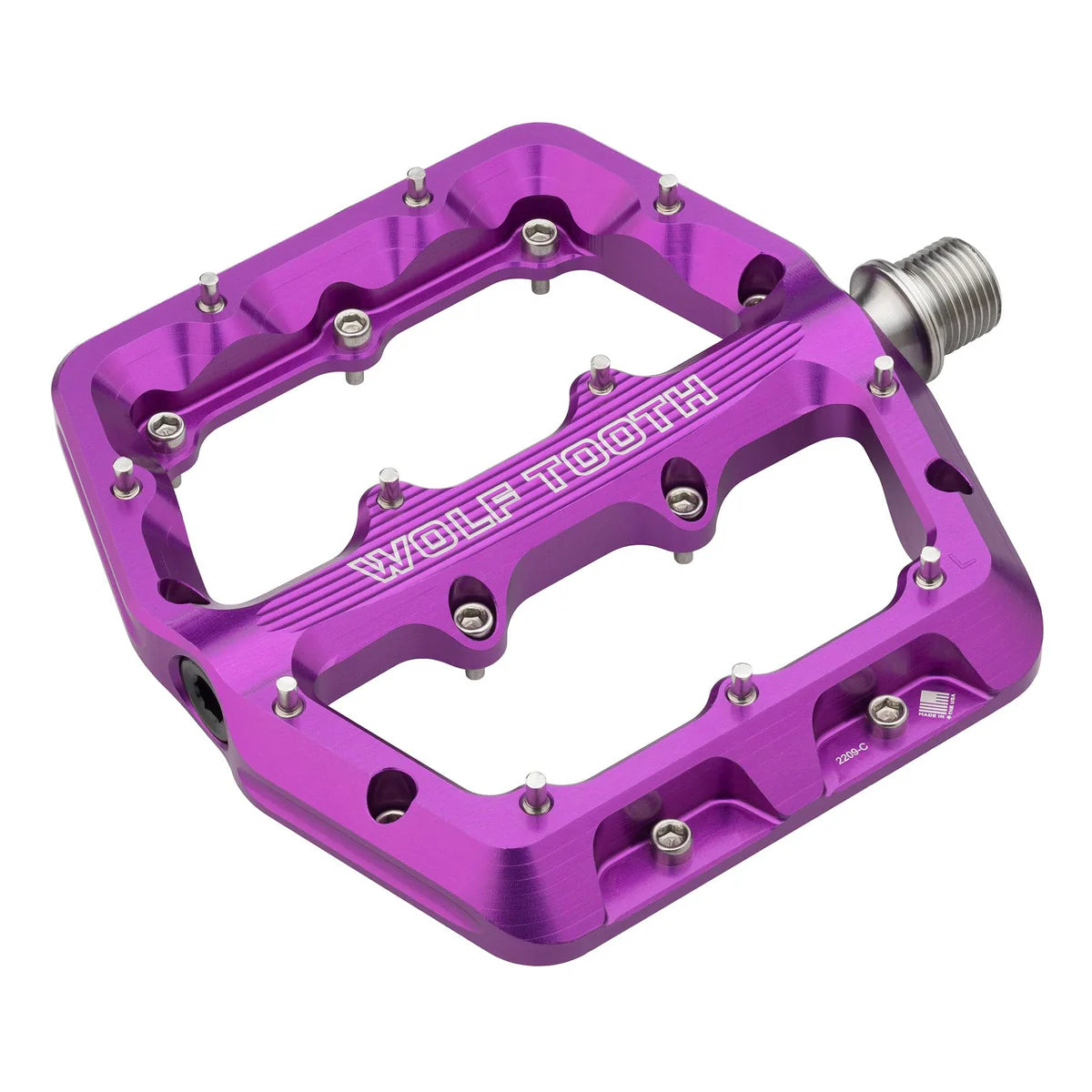 Pedales planos WOLF TOOTH WAVEFORM Small Violeta