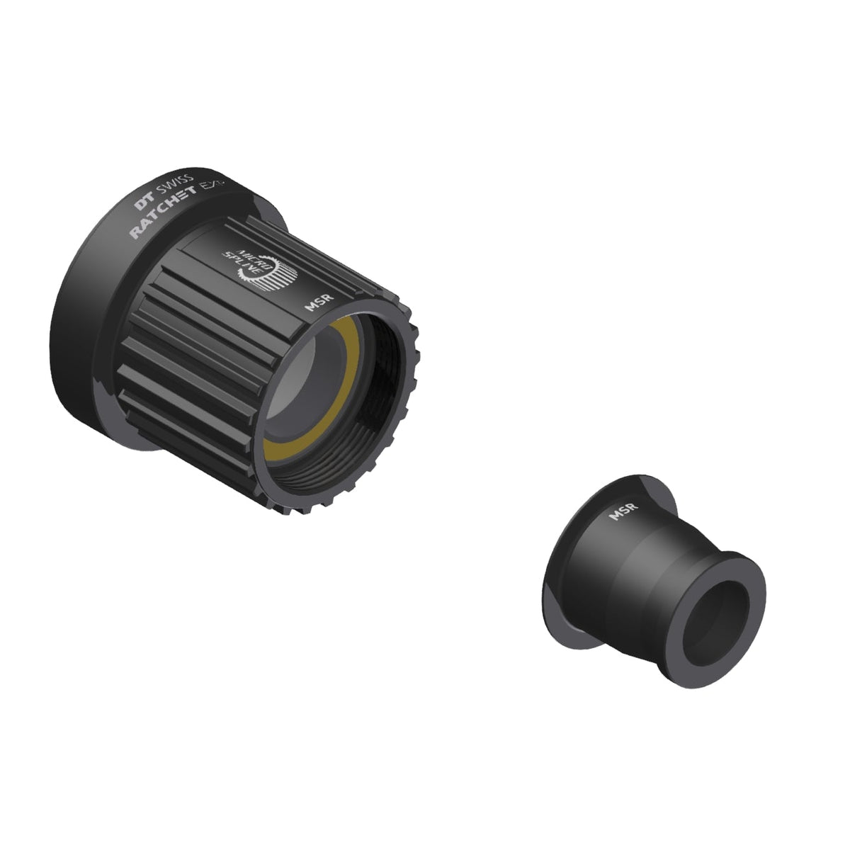 Núcleo de rueda libre DT SWISS Ratchet EXP para Shimano Micro Spline, eje 12x142 mm, aluminio Light, rodamientos cerámicos