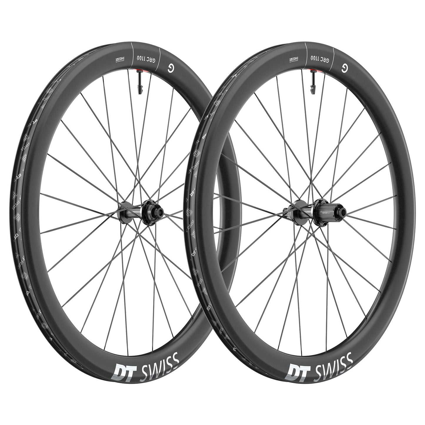 Par de ruedas DT SWISS GRC 1100 DICUT 50 DISC Tubeless Ready (Center Lock)