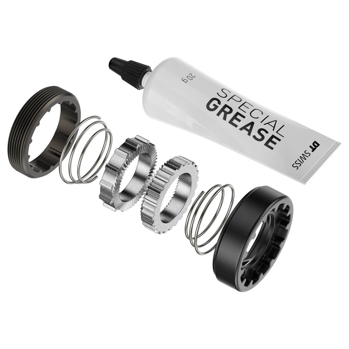 Kit de actualización Ratchet DT Swiss 54T DF 0/14° contra el retroceso de los pedales