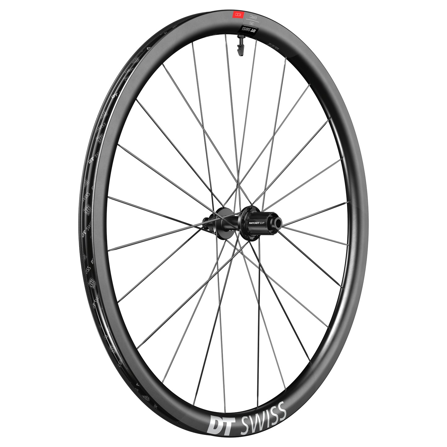 Rueda trasera DT SWISS ERC 1100 DICUT 35 DISC Tubeless Ready (Center Lock)