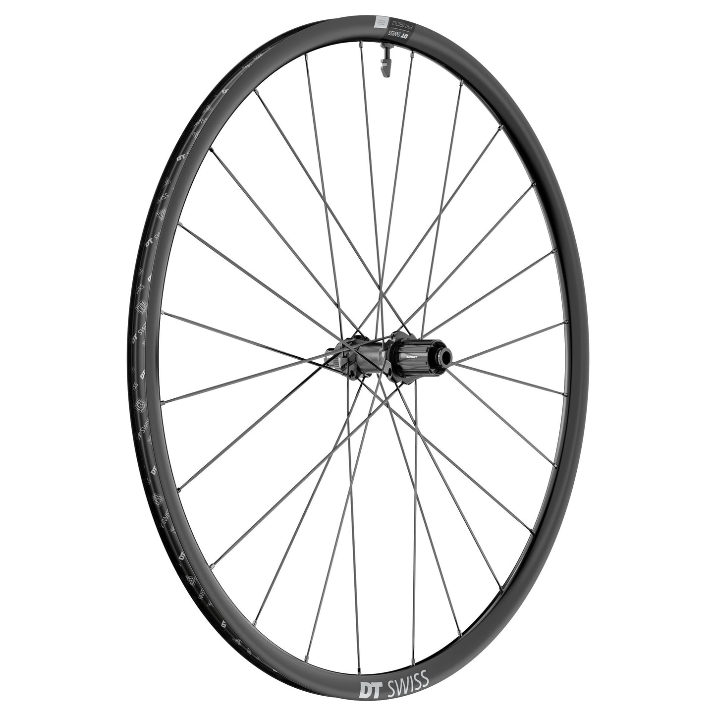 Rueda trasera DT SWISS PR 1600 SPLINE 23 DIC Tubeless Ready (Center Lock)