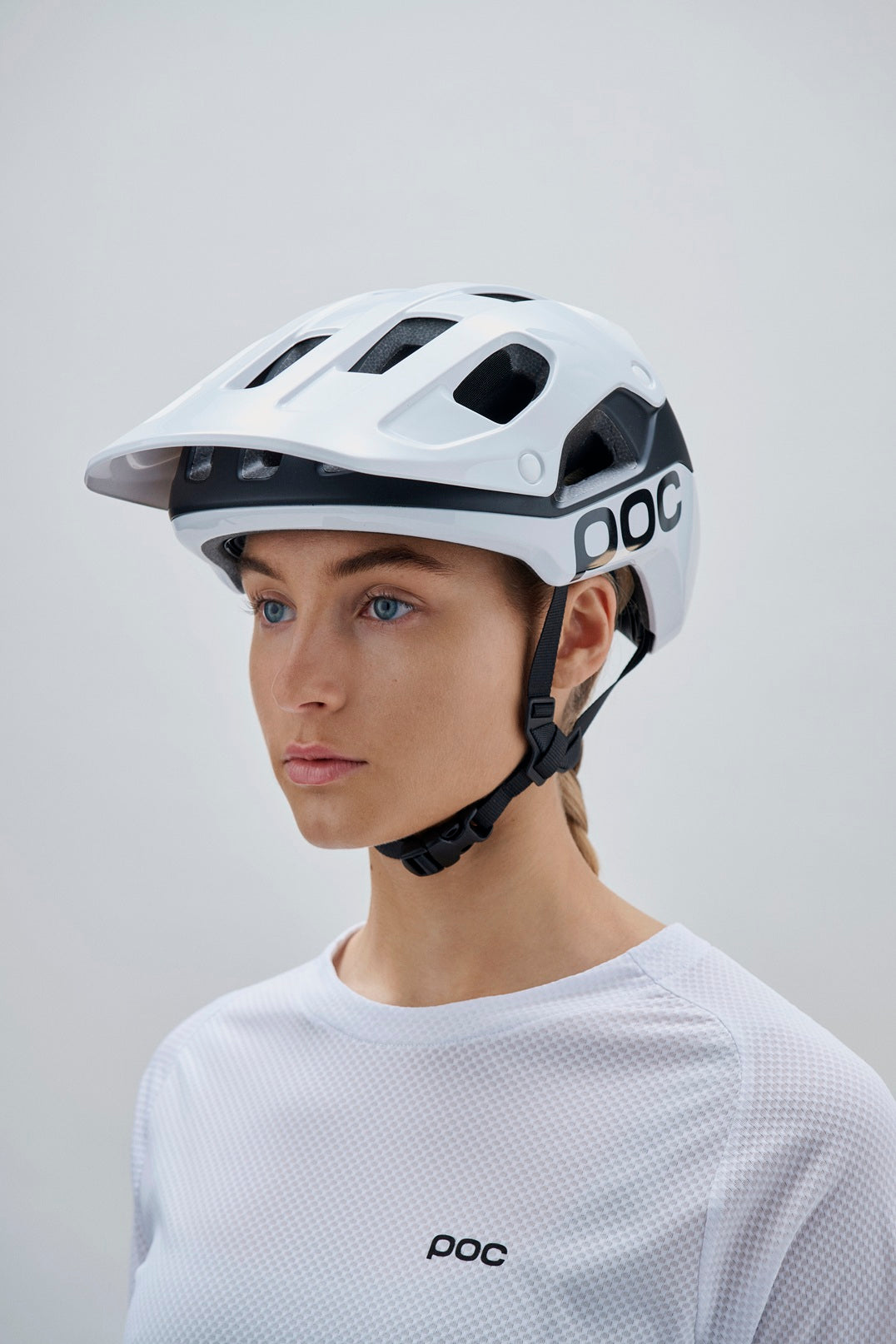Casco MTB POC CULARIS PURE Blanco/Negro Mate