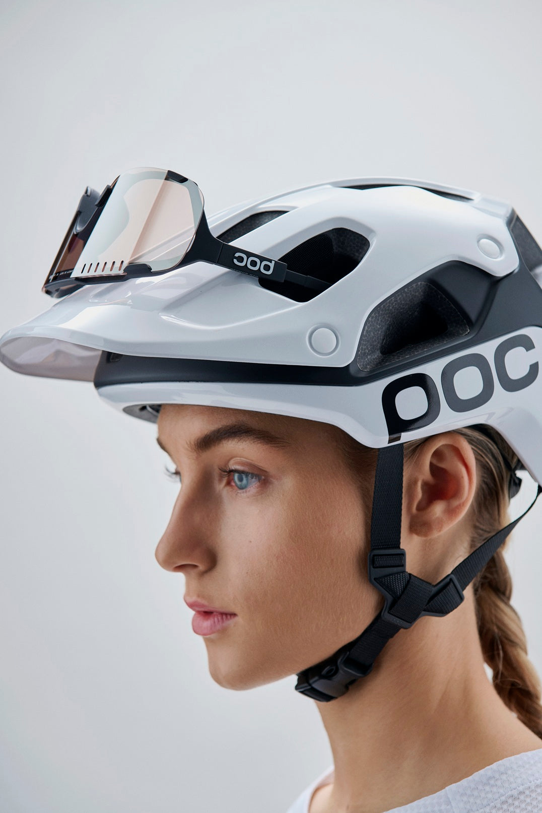 Casco MTB POC CULARIS PURE Blanco/Negro Mate
