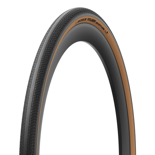 Neumático MICHELIN POWER ADVENTURE Competition Line 700x30c Tubeless Ready Marrón