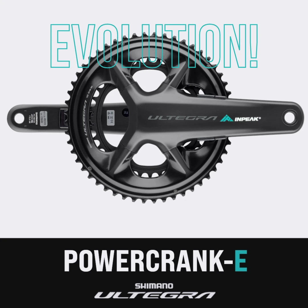 Pedalier con potenciómetro INPEAK POWERCRANK-E TWIN2 LR Shimano Ultegra R8100