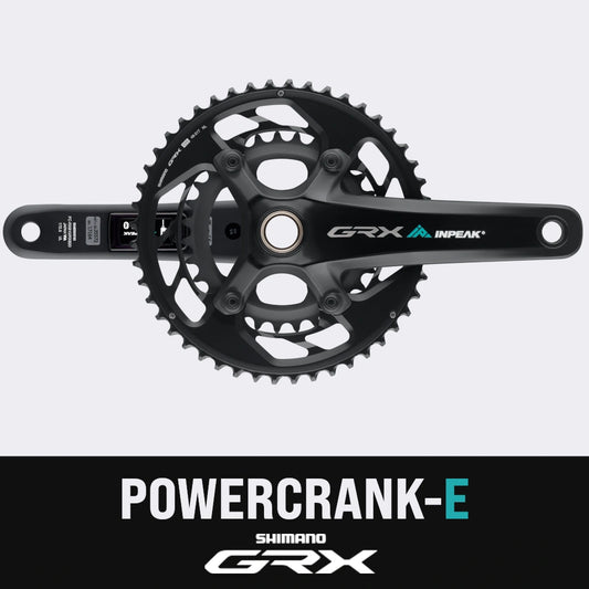 Bielas con potenciómetro INPEAK POWERCRANK-E TWIN2 LR Shimano GRX RX820-2