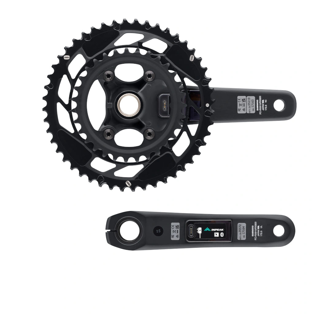Bielas con potenciómetro INPEAK POWERCRANK-E TWIN2 LR Shimano GRX RX820-2
