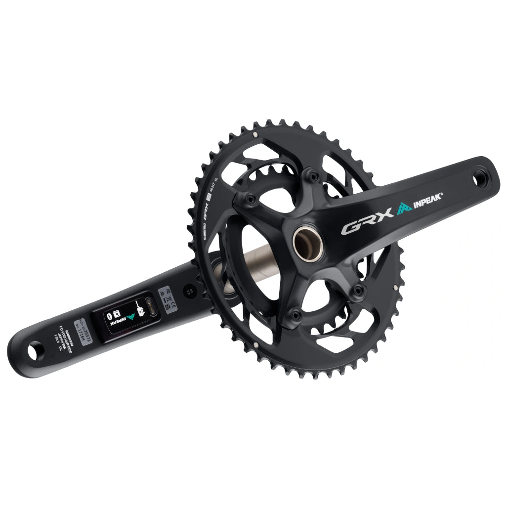 Bielas con potenciómetro INPEAK POWERCRANK-E TWIN2 LR Shimano GRX RX820-2
