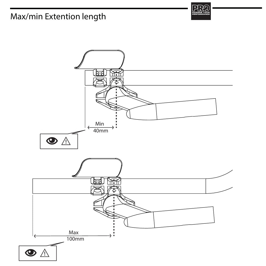 Extensor de percha PRO MISSILE ALU Forma S