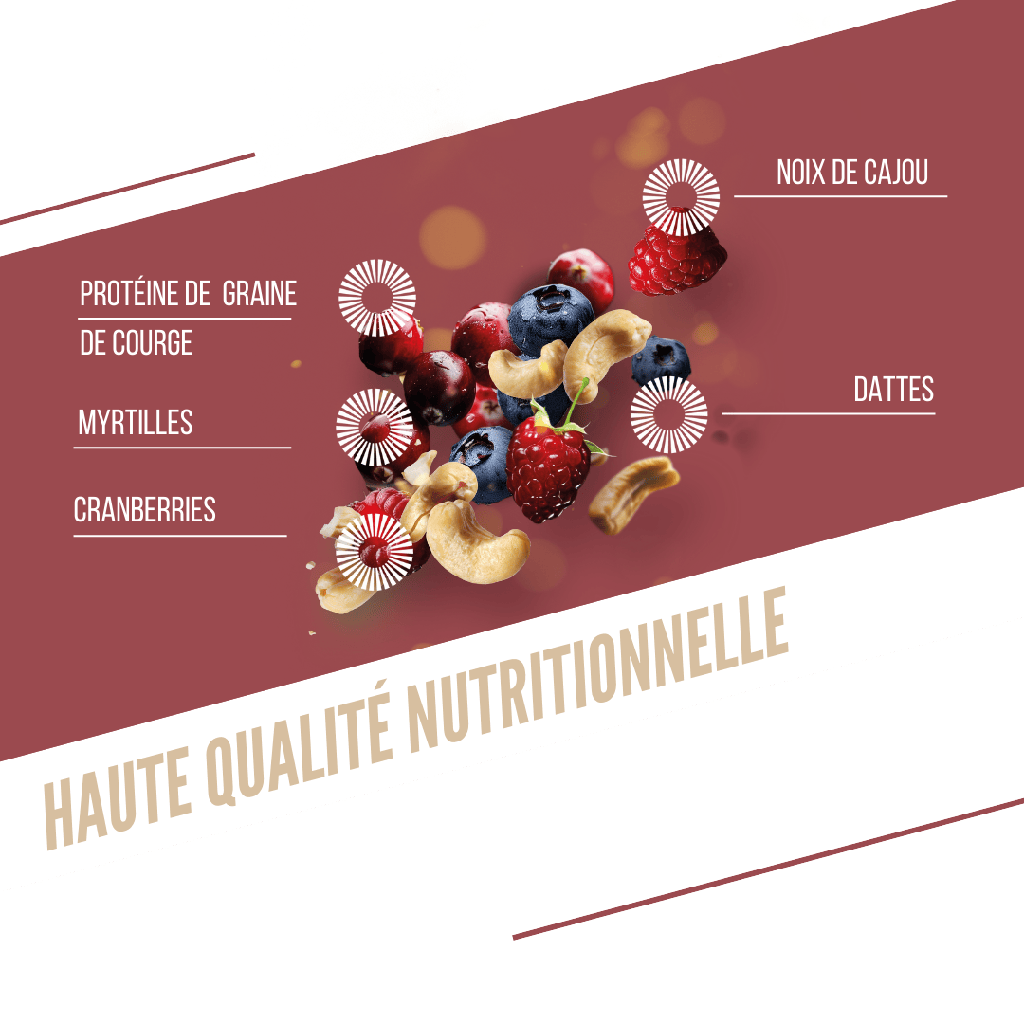 BAOUW BIO EXTRA Barrita Proteica Frutos Rojos/Cashew (50g)