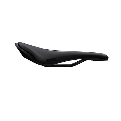 Sillín PRO STEALTH PERFORMANCE CURVED 142mm Raíles Acero Negro