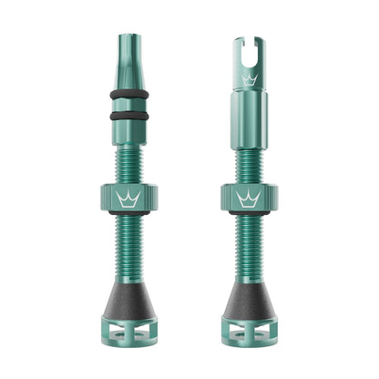 Válvulas Tubeless PEATY'S HOLESHOT FAST FLOW 42mm (x2) Verde