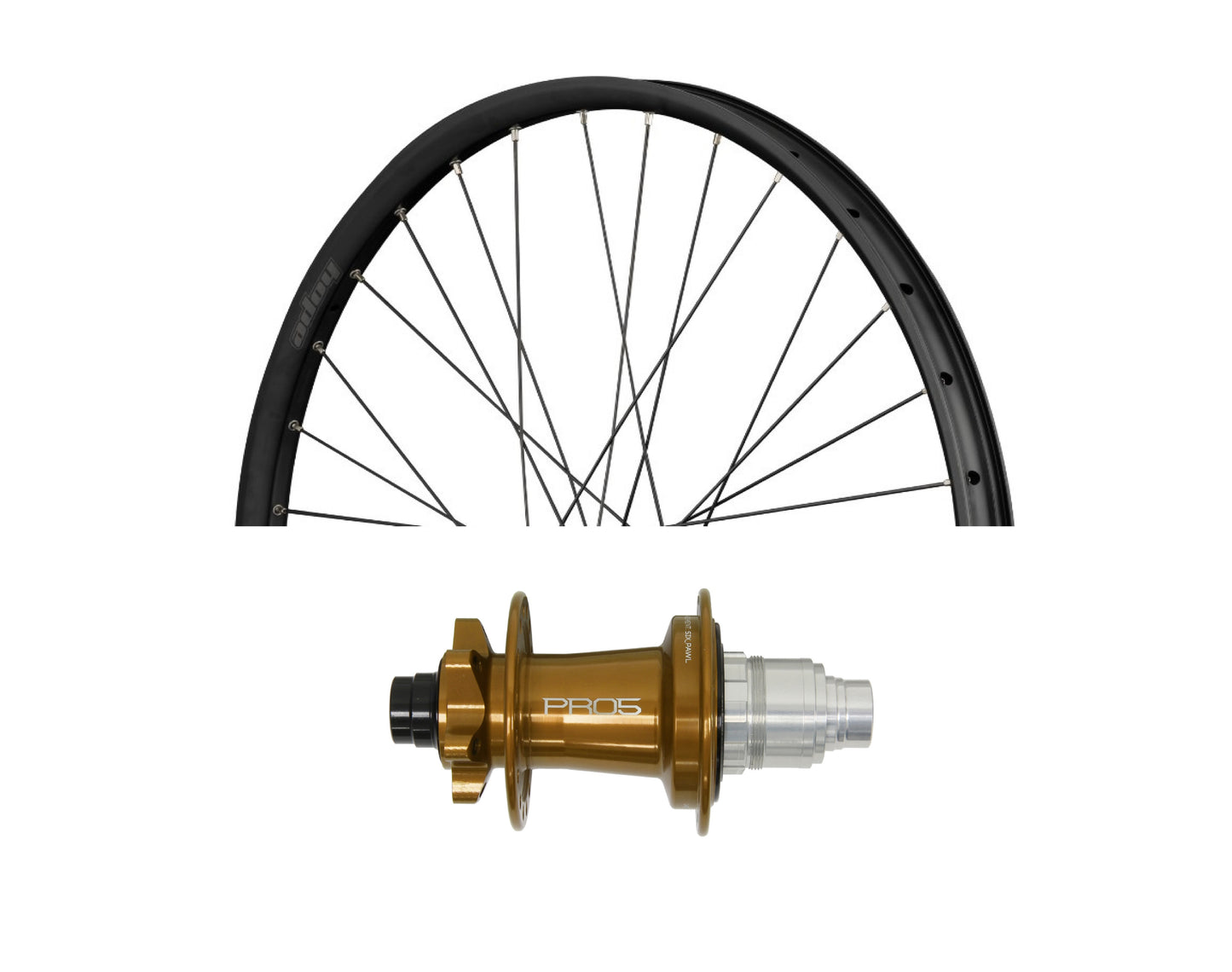 Rueda trasera HOPE FORTUS 30 W 29" PRO 5 12x148 mm Bronce