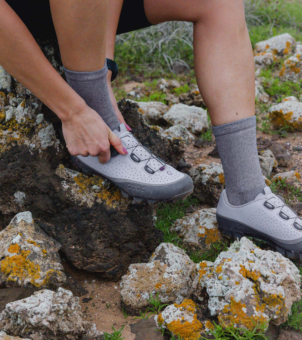 Zapatillas Gravel QUOC GRAN TOURER III Lila