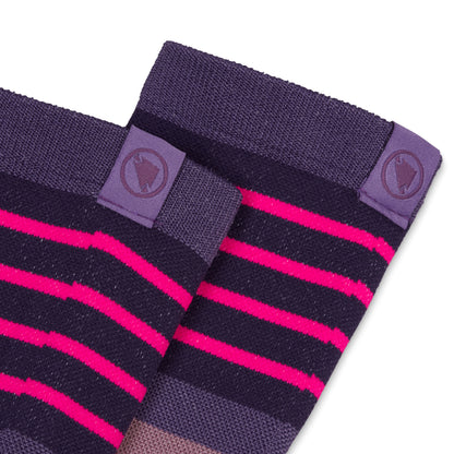 Calcetines ENDURA BLOCK Violeta