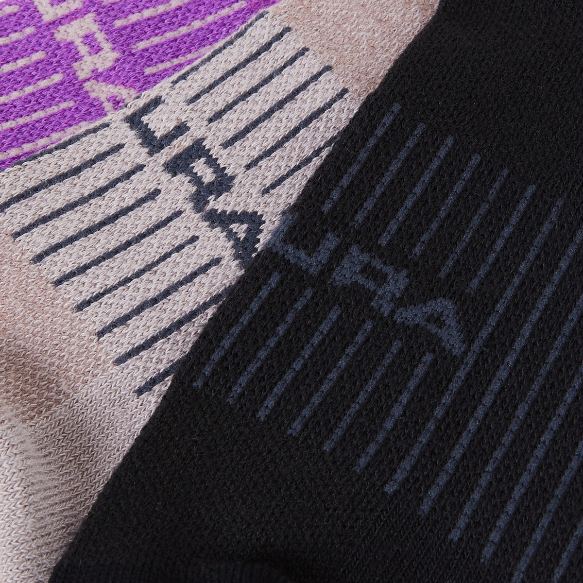 Calcetines ENDURA COOLMAX RACE de mujer violeta/gris/negro (3 pares)