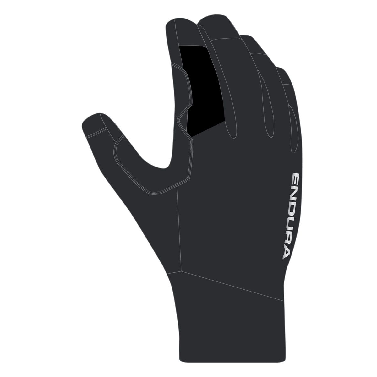 Guantes ENDURA LOOP WATERPROOF Negro