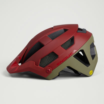 Casco de montaña ENDURA SINGLETRACK MIPS Rojo/Verde
