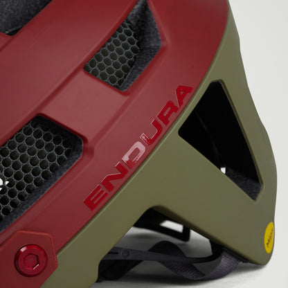 Casco de montaña ENDURA SINGLETRACK MIPS Rojo/Verde