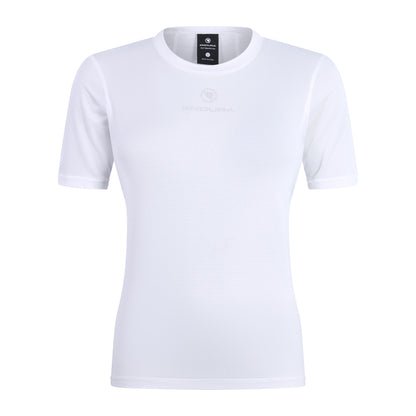 Camiseta Interior ENDURA TRANSLITE II Manga Corta Blanco