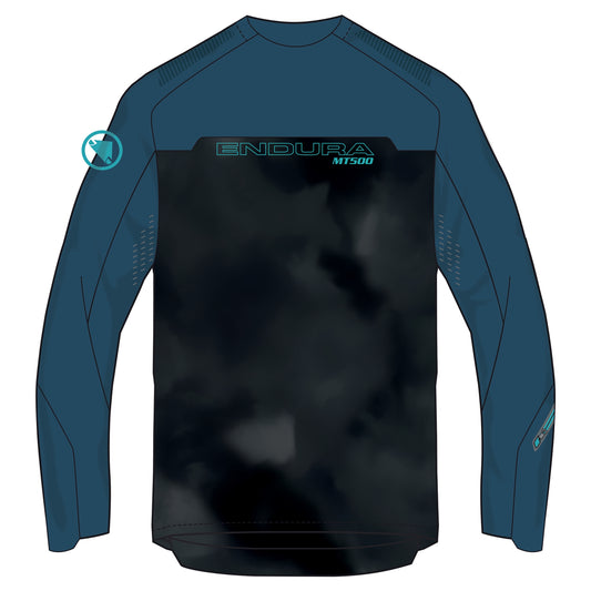 Maillot manga larga ENDURA MT500 BURNER Azul 2025