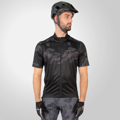 Maillot ENDURA HUMMVEE RAY II Mangas Cortas Negro