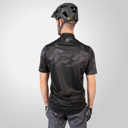 Maillot ENDURA HUMMVEE RAY II Mangas Cortas Negro