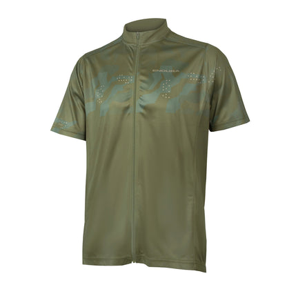 Maillot ENDURA HUMMVEE RAY II Mangas Cortas Caqui