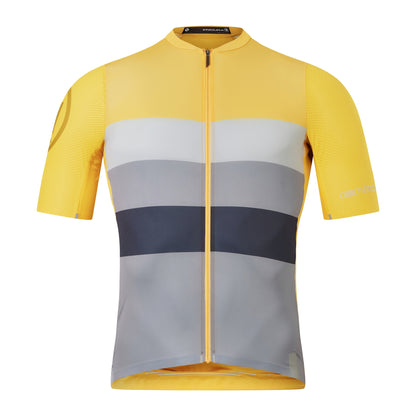 Maillot ENDURA PRO SL RACE Mangas Cortas Gris/Mostaza