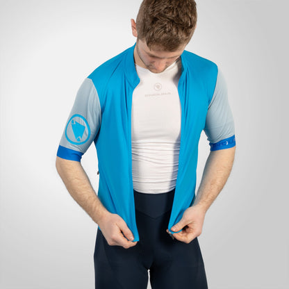 Maillot ENDURA FS260 Mangas Cortas Azul