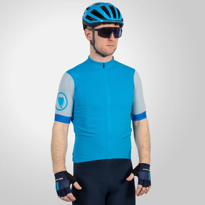 Maillot ENDURA FS260 Mangas Cortas Azul