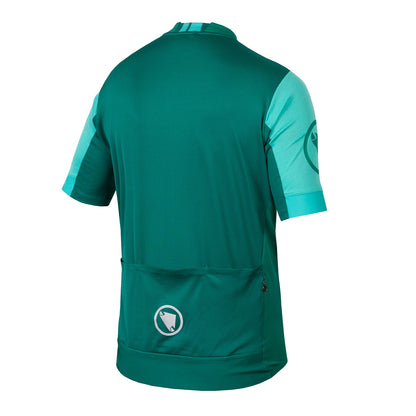 Maillot ENDURA FS260 Mangas Cortas Verde/Turquesa