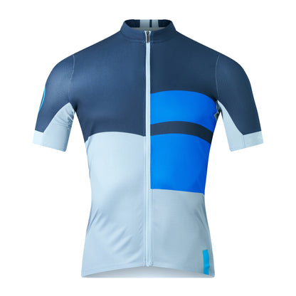 Maillot ENDURA FS260 PRINT Mangas Cortas Azul