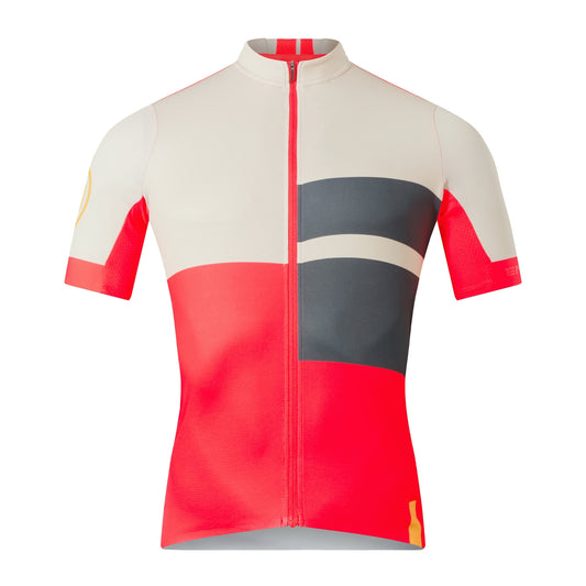 Maillot manga corta ENDURA FS260 PRINT Rojo