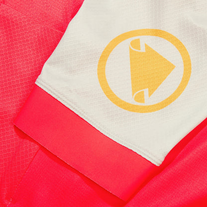Maillot ENDURA FS260 PRINT Mangas Cortas Rojo