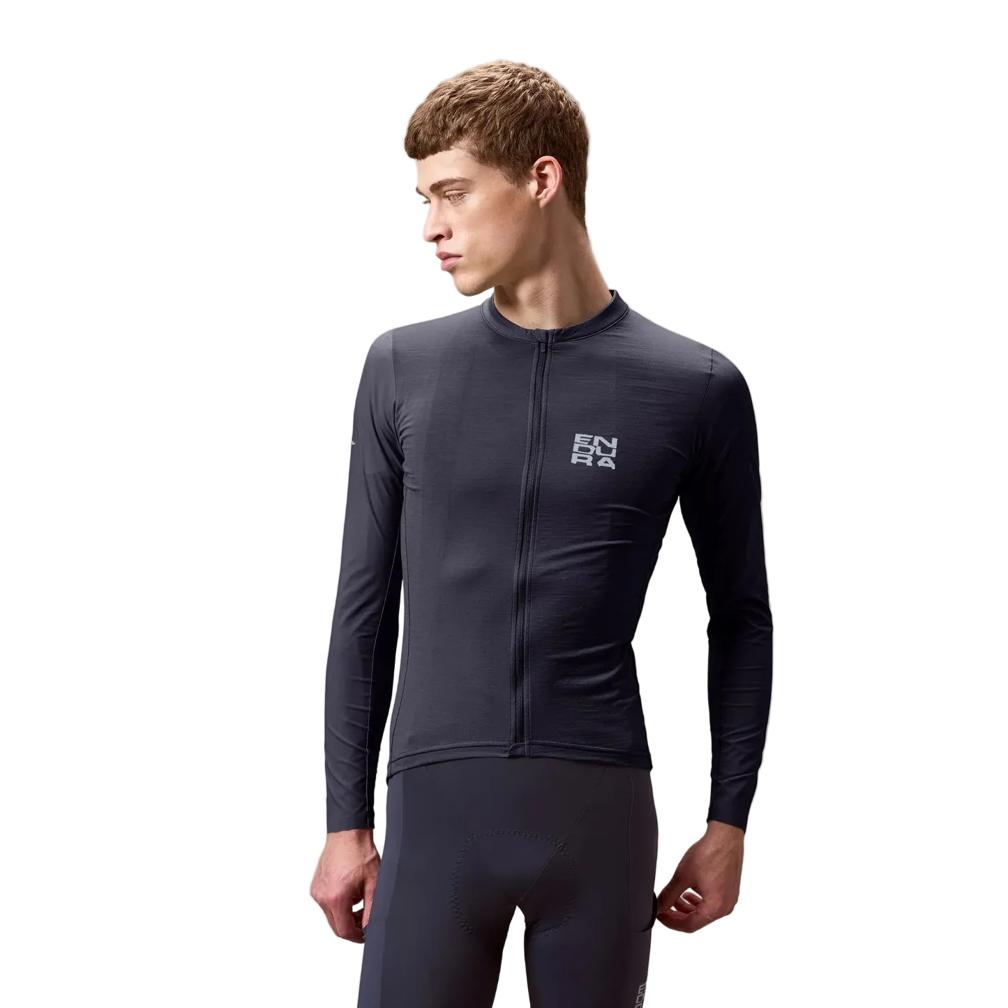 Maillot ENDURA ALLTRACK RIDE Mangas Largas Carbon Gris
