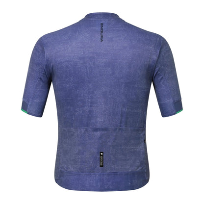 Maillot ENDURA FS260 PRINT Mangas Cortas Indigo
