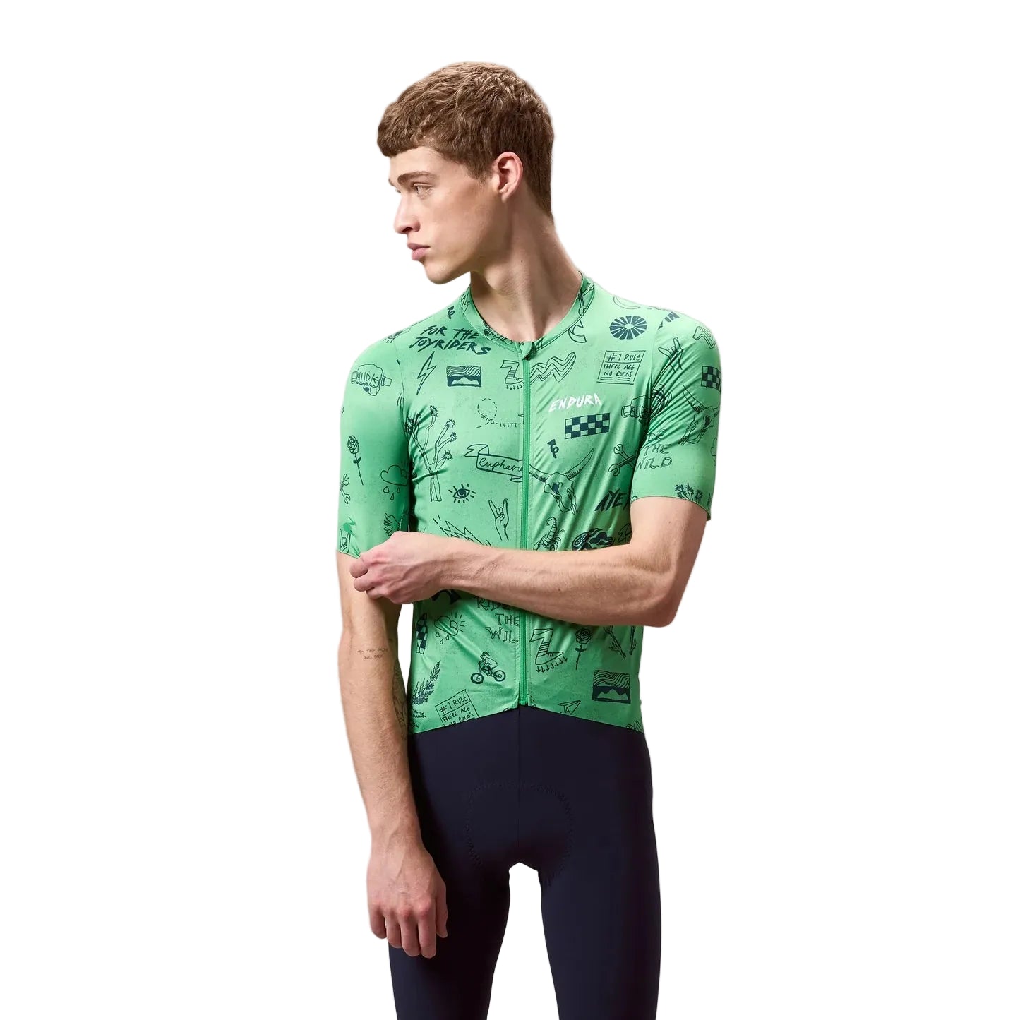 Maillot manga corta ENDURA PRO SL PRINT Verde