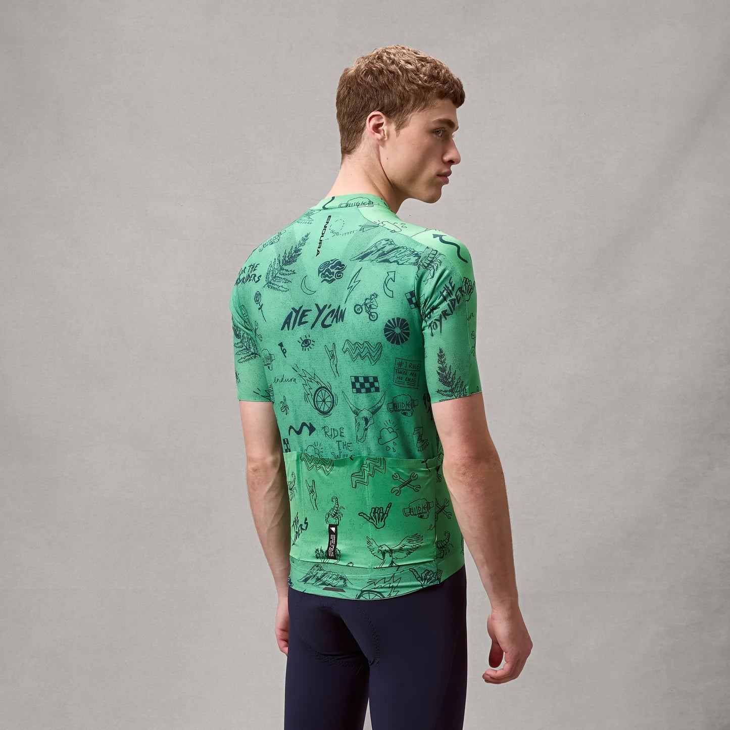 Maillot manga corta ENDURA PRO SL PRINT Verde