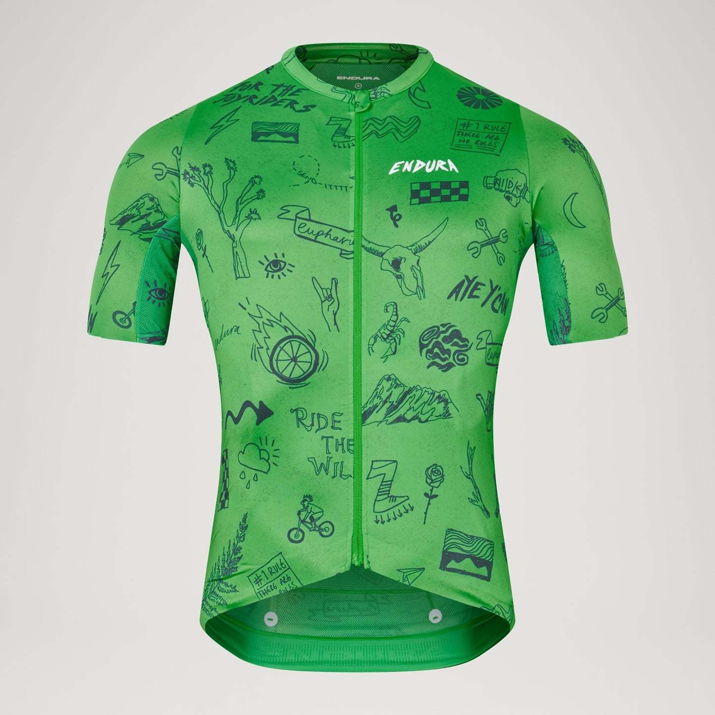 Maillot manga corta ENDURA PRO SL PRINT Verde