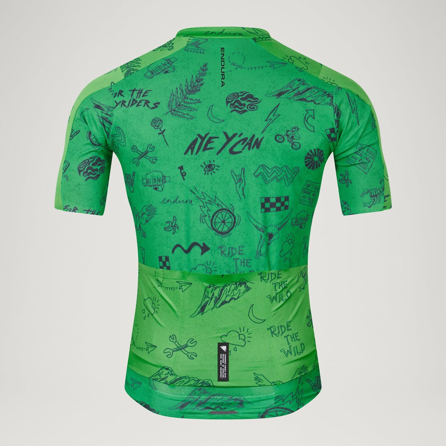 Maillot manga corta ENDURA PRO SL PRINT Verde